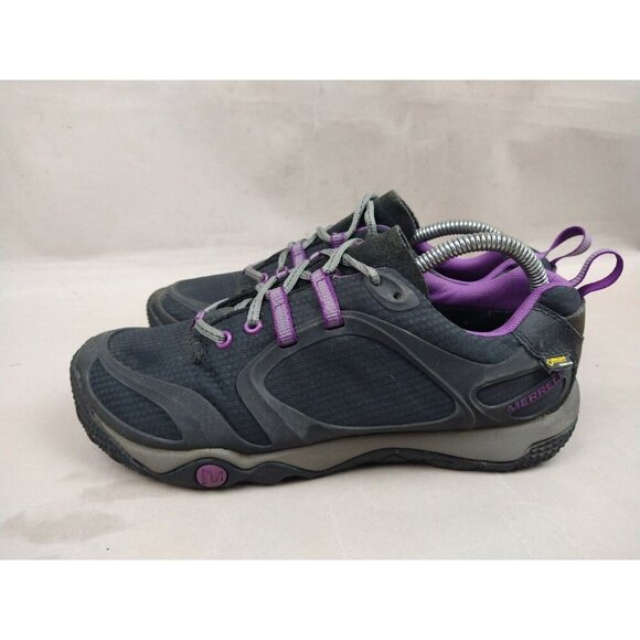 Womens Merrell Proterra GTX Hiking Shoes Size 9 Black/purple J48118 - Picture 3 of 10